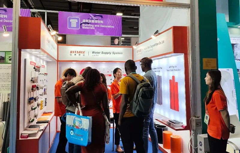 Hebei Ritai Original Pipe Co., Ltd.appeared in the 136th Canton Fair, promoting the plastic pipe industry in China to "go global"