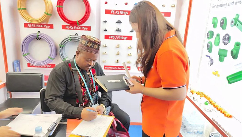Hebei Ritai Original Pipe Co., Ltd.appeared in the 136th Canton Fair, promoting the plastic pipe industry in China to "go global"
