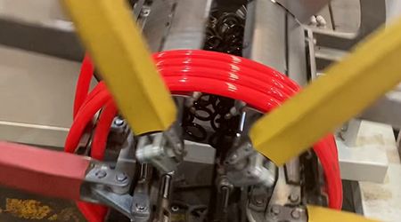 RATABLE PEX PIPE COILING