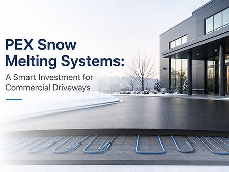 PEX Snow Melting Systems: A Smart Investment for Commercial Driveways