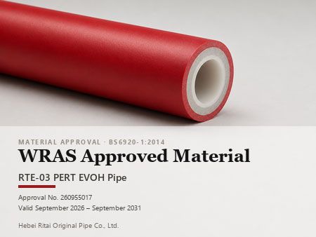 Hebei Ritai Original Pipe Co., Ltd. Awarded WRAS Material Approval